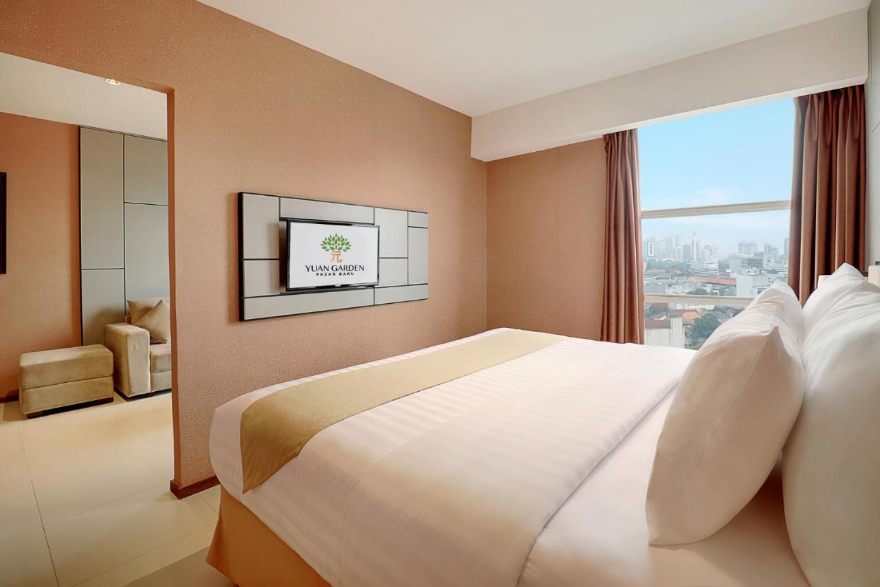 Yuan Garden Pasar Baru Hotel จาการ์ตา ภายนอก รูปภาพ