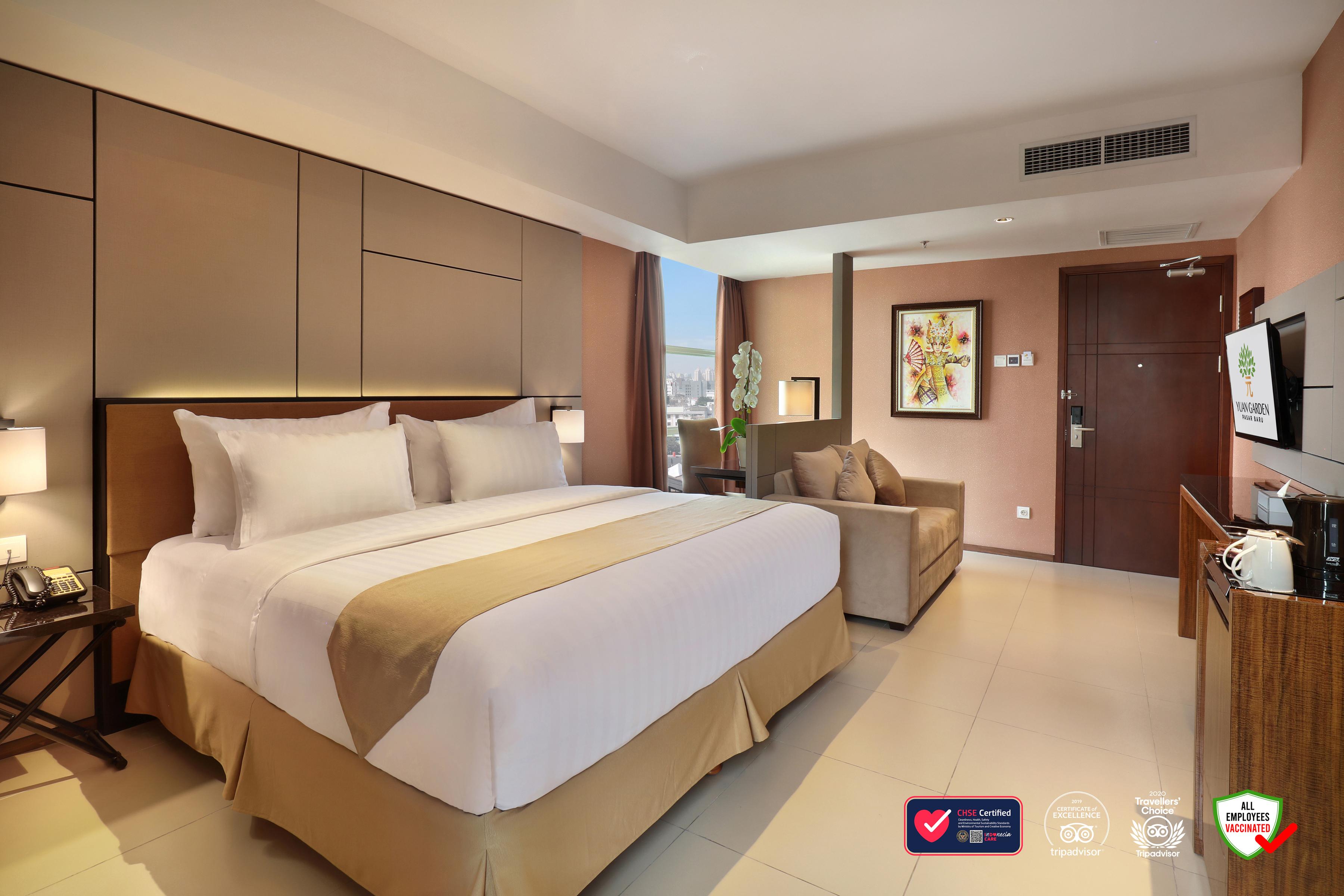 Yuan Garden Pasar Baru Hotel จาการ์ตา ภายนอก รูปภาพ