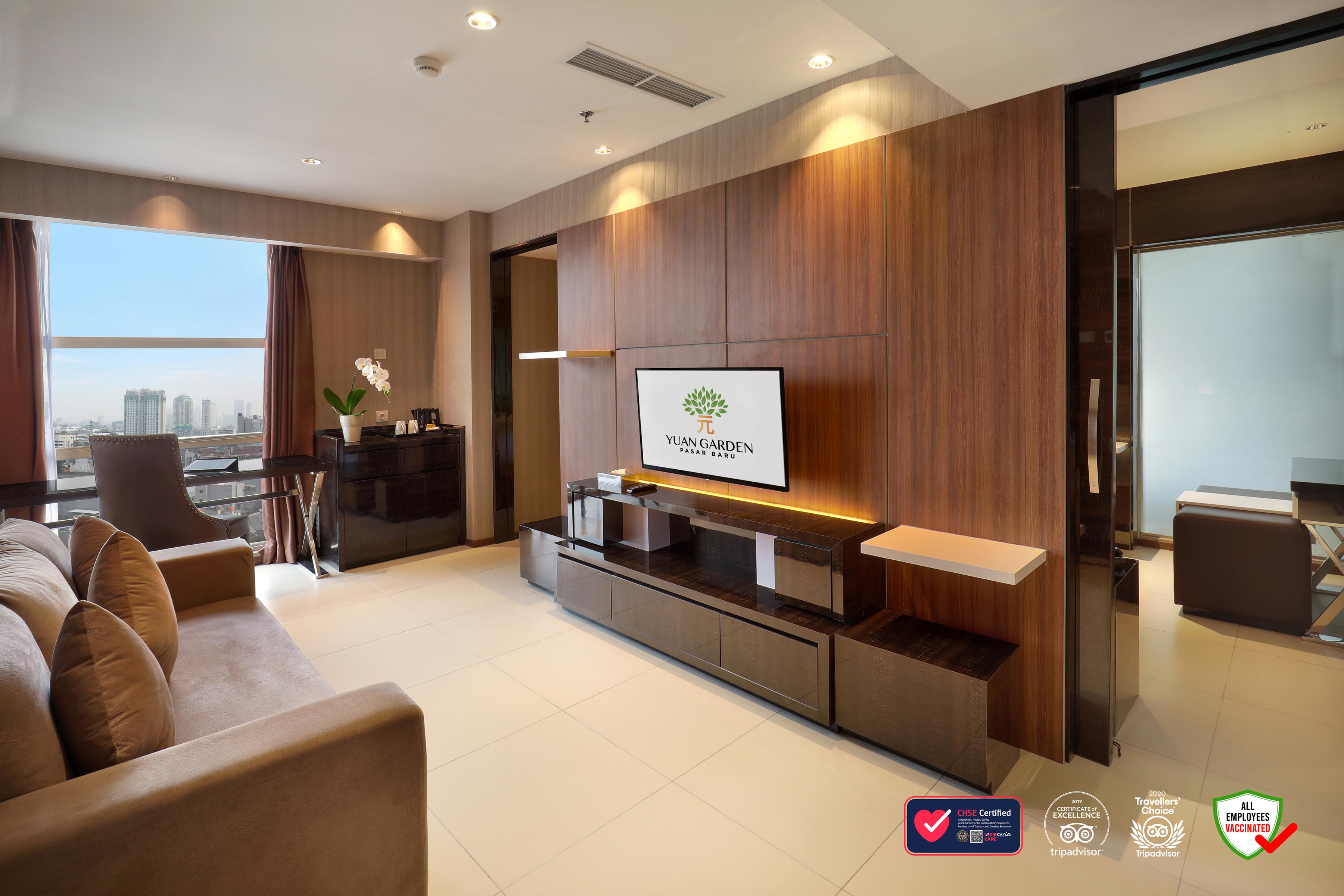 Yuan Garden Pasar Baru Hotel จาการ์ตา ภายนอก รูปภาพ